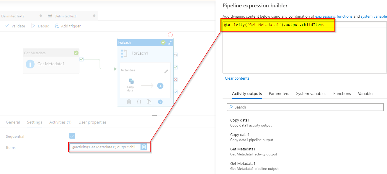 Azure 資料工廠復制檔案