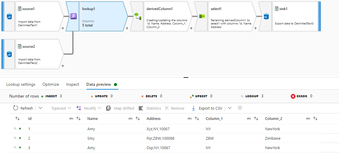 Alteryx 中的查找和替換功能 - 如何在 Azure 資料流中完成