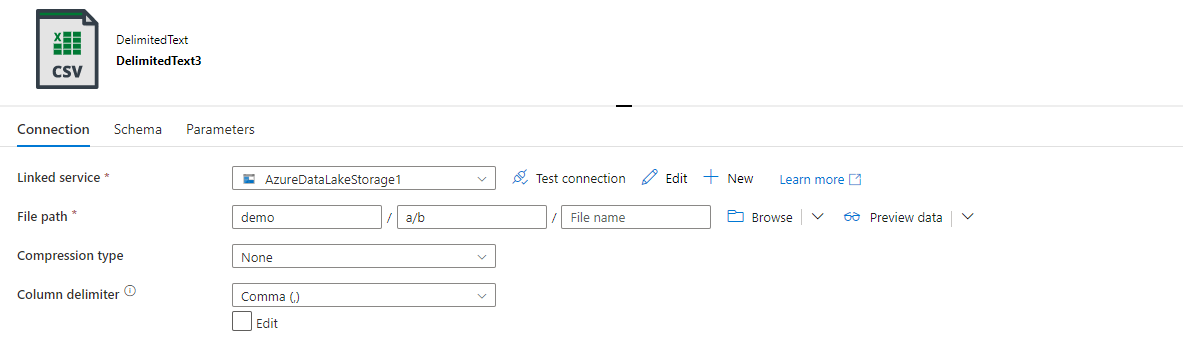Azure 資料工廠復制檔案