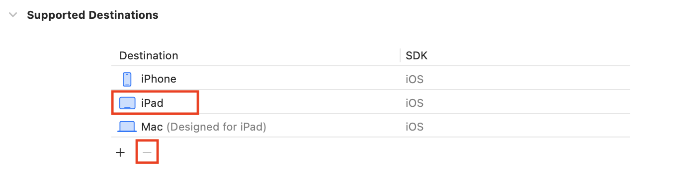 洗掉用于發布 iOS App 的 iPad 螢屏截圖選項