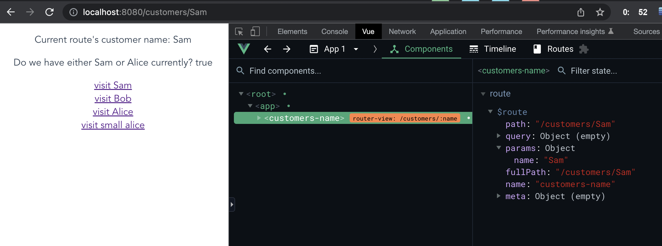 VueJs 路由僅匹配串列中的引數（驗證引數值）