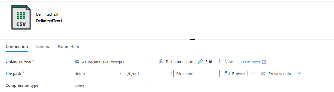Azure 資料工廠復制檔案