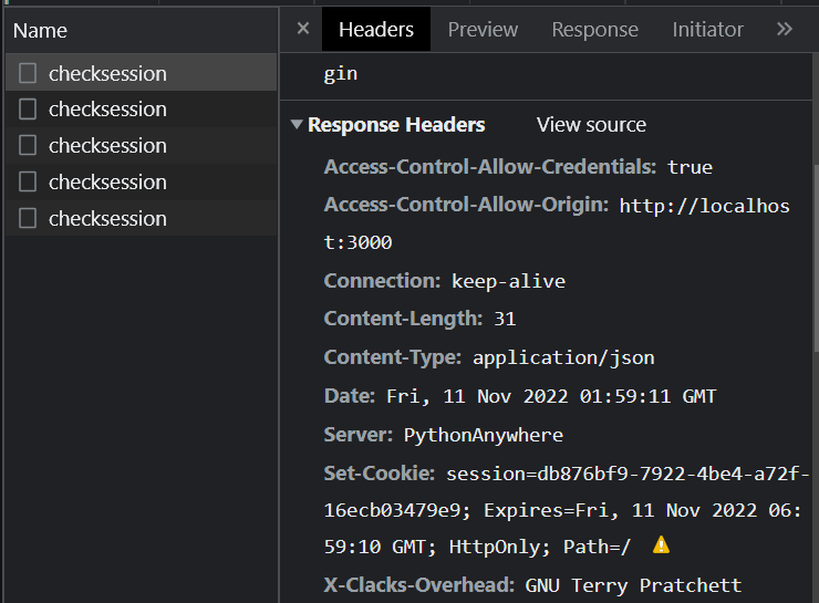 為什么我的 Flask React.js 會話不起作用？