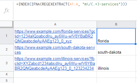 如何使用公式從 Excel 或 Google 表格中的 URL 中提取特定路徑字串？