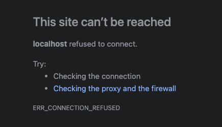 Go gmail api 快速入門導致本地主機拒絕連接 ERR_CONNECTION_REFUSED