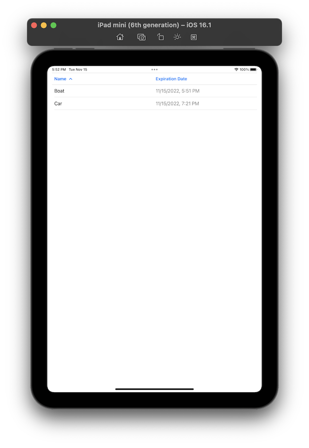 如何在 SwiftUI 中按日期對結構串列進行排序？