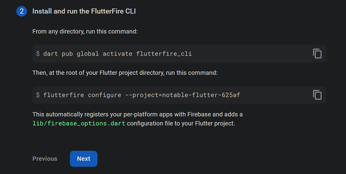 沒有創建 Firebase 應用 '[DEFAULT]' - 呼叫 Firebase.initializeApp() -Flutter