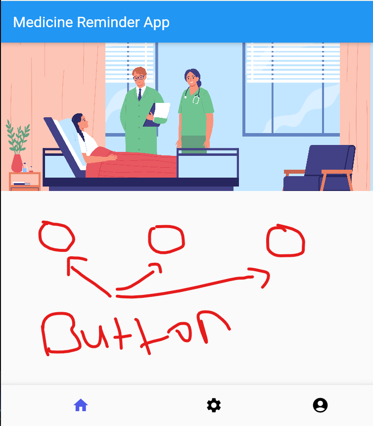 如何將按鈕放在影像下方?撲