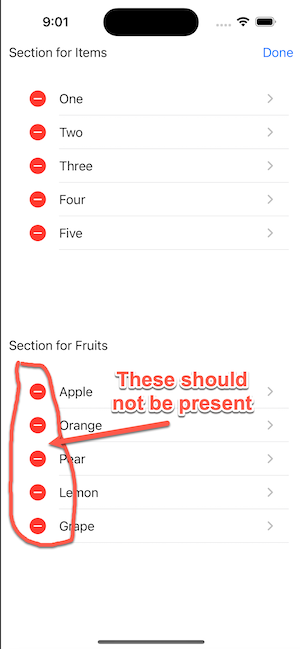 SwiftUI 按平臺限制 EditButton() 的范圍