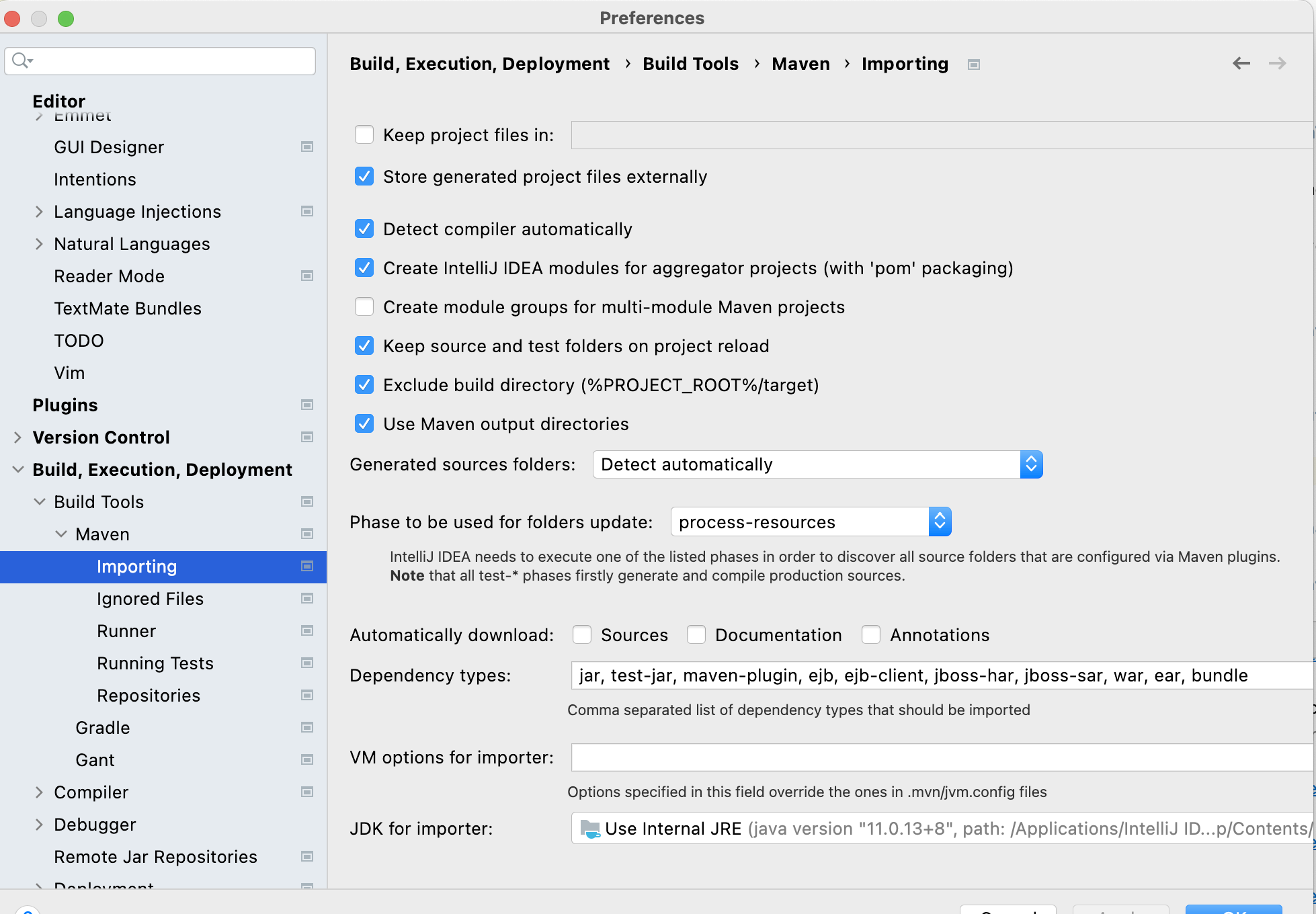 IntielliJ 使用檔案夾“${project.build.directory}”而不是“target”作為 Maven 構建/運行目標