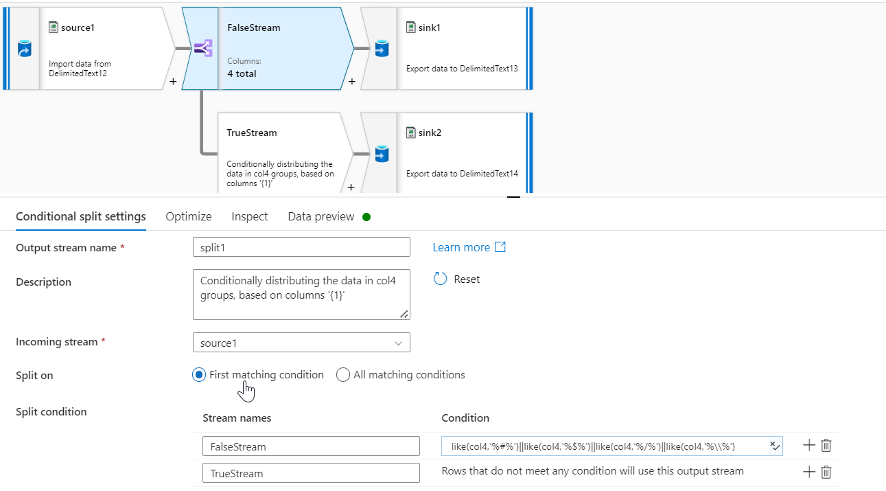 Azure 資料工廠中復制活動的例外處理