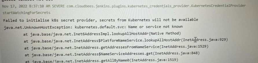 Jenkins 插件 Kubernetes 憑證提供程式問題