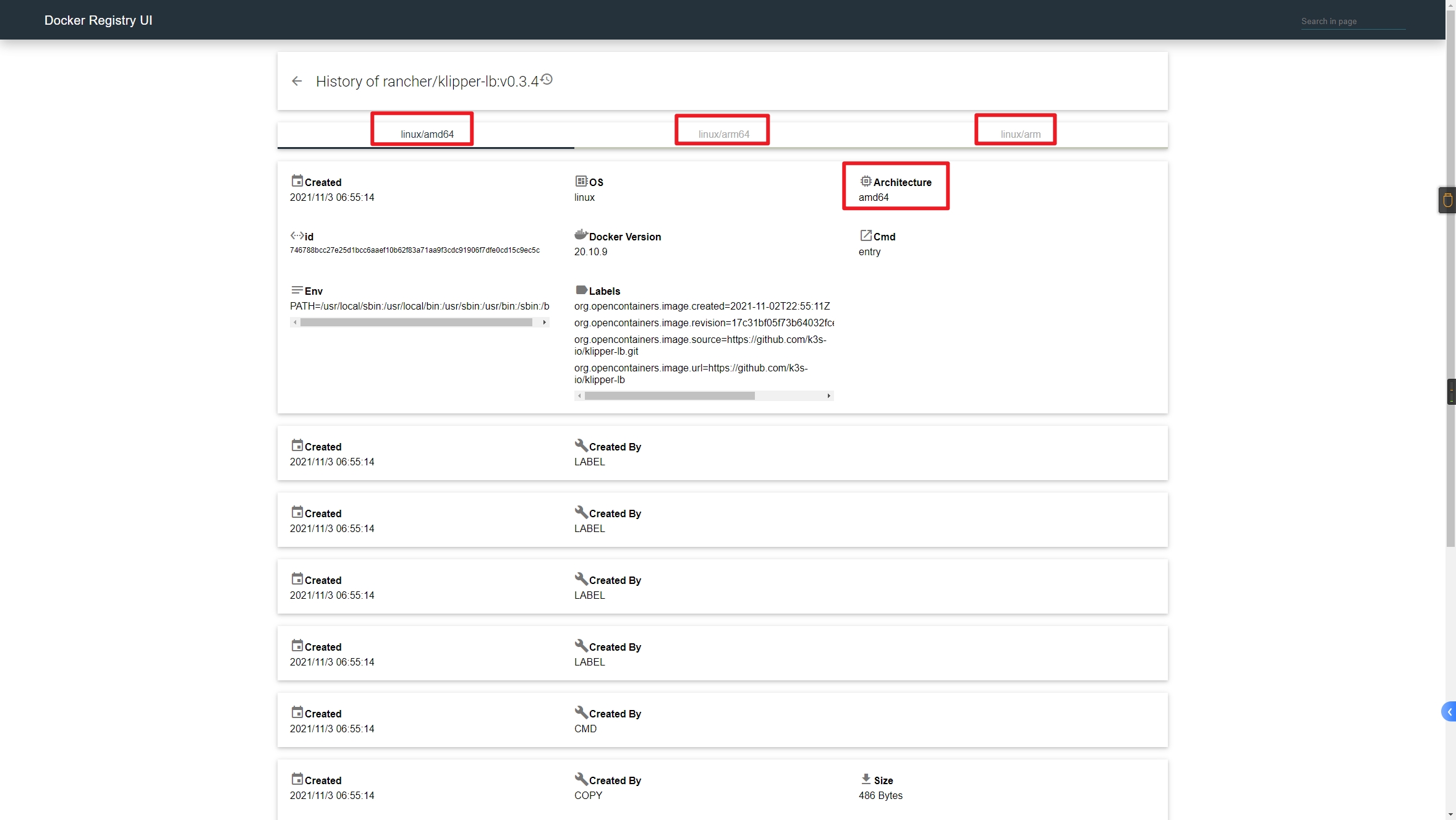 Docker Registry 中的多架構鏡像